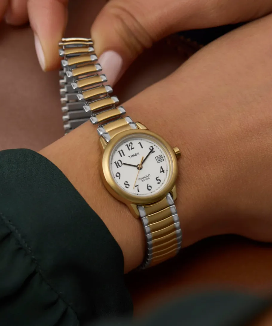 Women Timex Small|Silver-tone*Easy Reader® 25mm Bracelet Watch