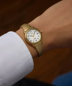 Women Timex Small|Gold-tone*Easy Reader® 25mm Expansion Band Watch