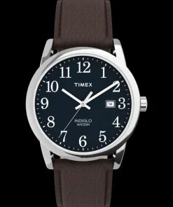 Timex Leather*Easy Reader 38mm Leather Strap Watch