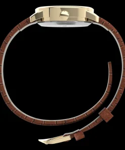 Women Timex Small*Easy Reader® 25mm Leather Strap Watch