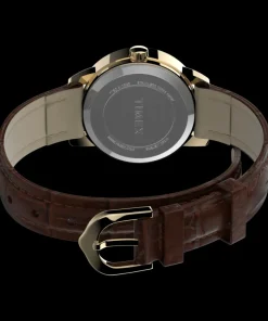 Women Timex Small*Easy Reader® 25mm Leather Strap Watch