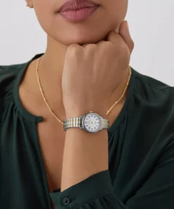 Women Timex Small|Silver-tone*Easy Reader 25mm Stainless Steel Expansion Band Watch
