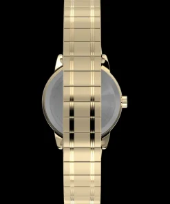 Women Timex Small|Gold-tone*Easy Reader 25mm Stainless Steel Expansion Band Watch