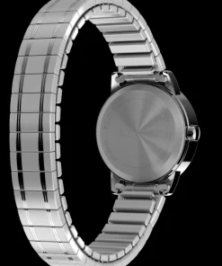 Women Timex Small*Easy Reader 25mm Stainless Steel Expansion Band Watch