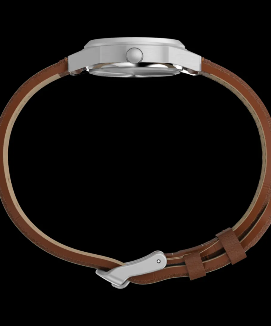 Women Timex Small*Expedition Field Mini 26mm Leather Strap Watch