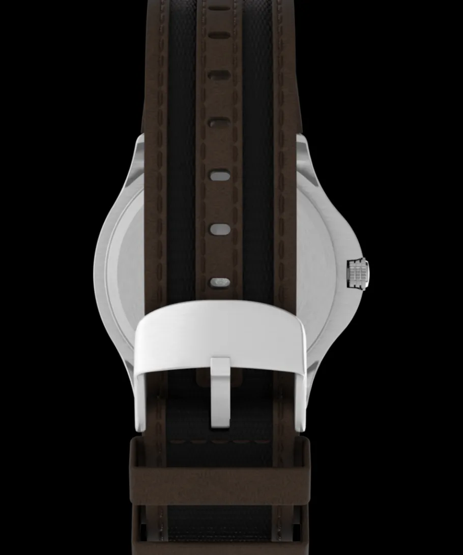 Timex Leather*Expedition Metal Field 40mm Leather Strap Watch