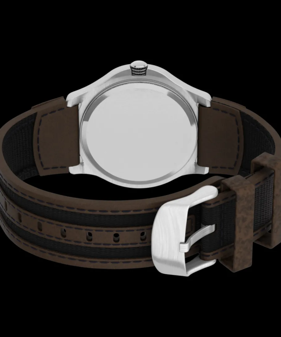 Timex Leather*Expedition Metal Field 40mm Leather Strap Watch