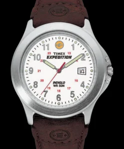 Timex Leather*Expedition Metal Field 40mm Leather Strap Watch