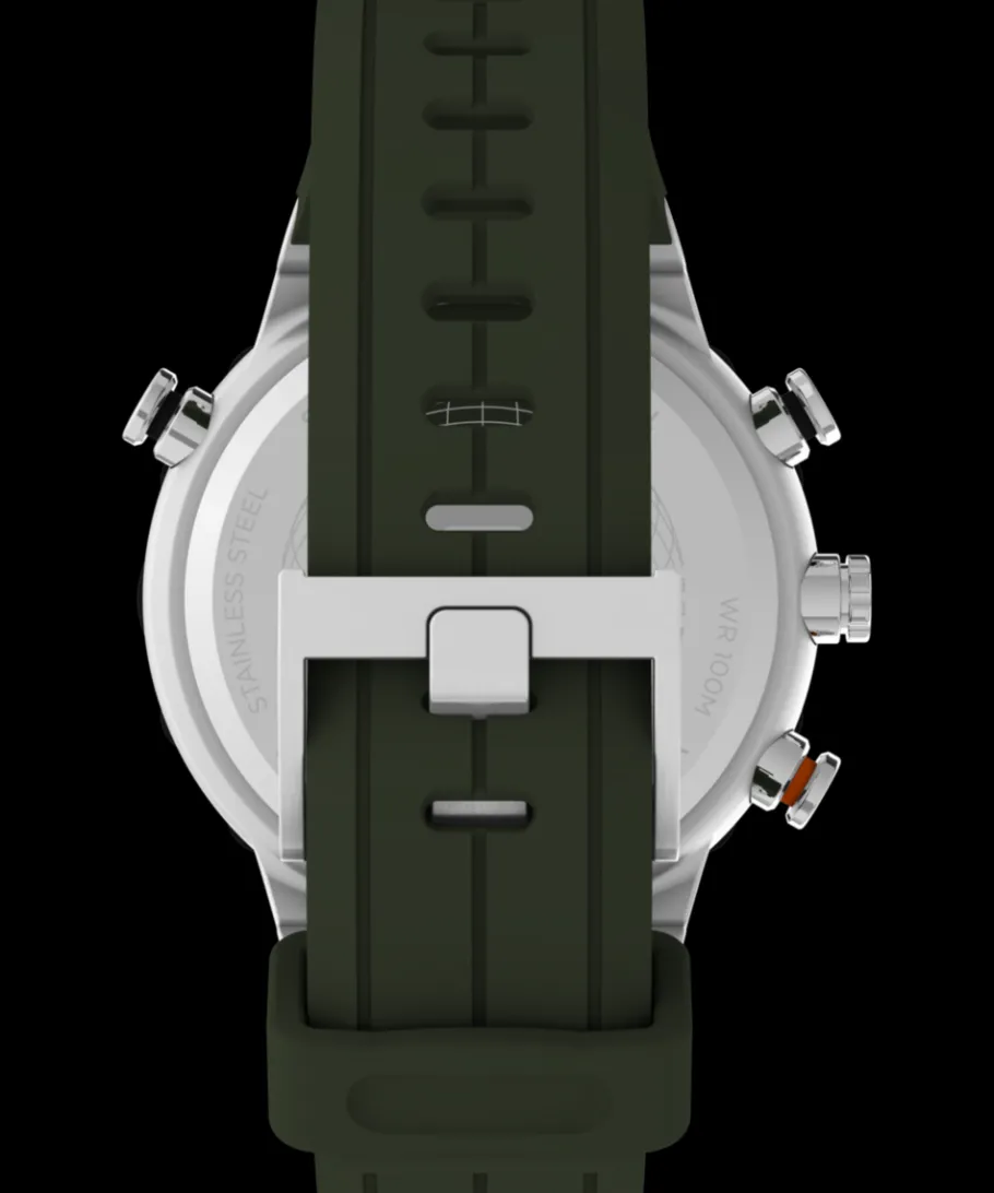 Timex Father's Day Gifts*Expedition Tide-Temp-Compass 45mm Silicone Strap Watch