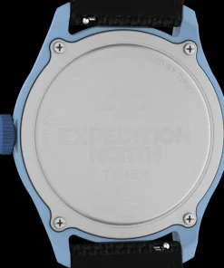 Timex Black Watches*Expedition Traprock 43mm Recycled Fabric Strap Watch