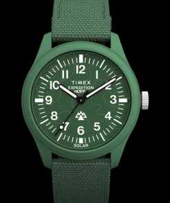Timex Father's Day Gifts*Expedition Traprock Solar 40mm Eco-friendly Strap Watch