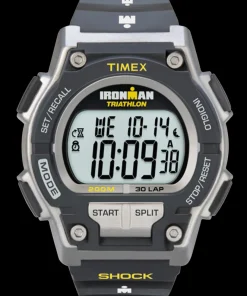 Timex Digital|Chronograph*IRONMAN Original 30 Shock Full-Size Resin Strap Watch