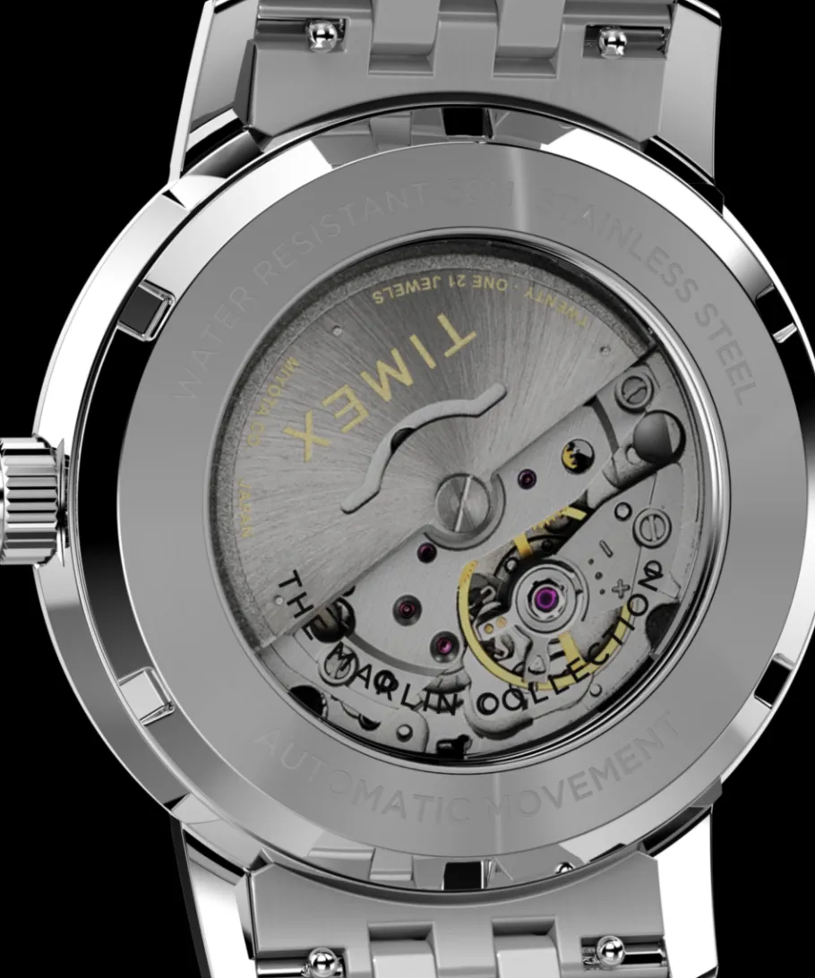 Timex Stainless Steel|Automatic*Marlin® Automatic 40mm Stainless Steel Bracelet Watch