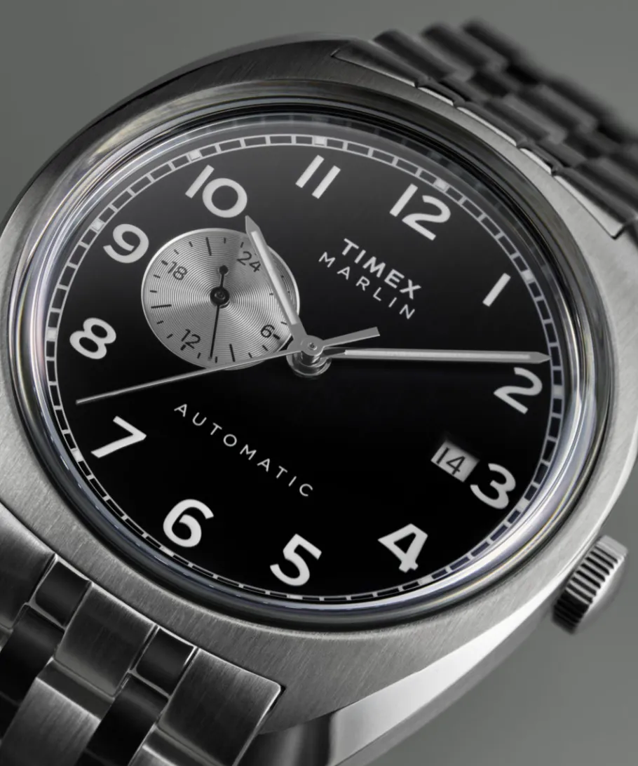 Timex Stainless Steel|Automatic*Marlin® Automatic 39mm Stainless Steel Bracelet Watch