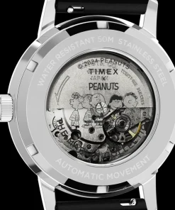 Timex Leather|Automatic*Marlin® Automatic x Peanuts Sketch 40mm Leather Strap Watch