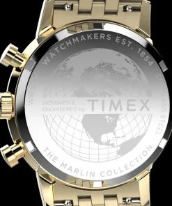 Timex Stainless Steel|Vintage*Marlin® Chronograph Tachymeter 40mm Stainless Steel Bracelet Watch
