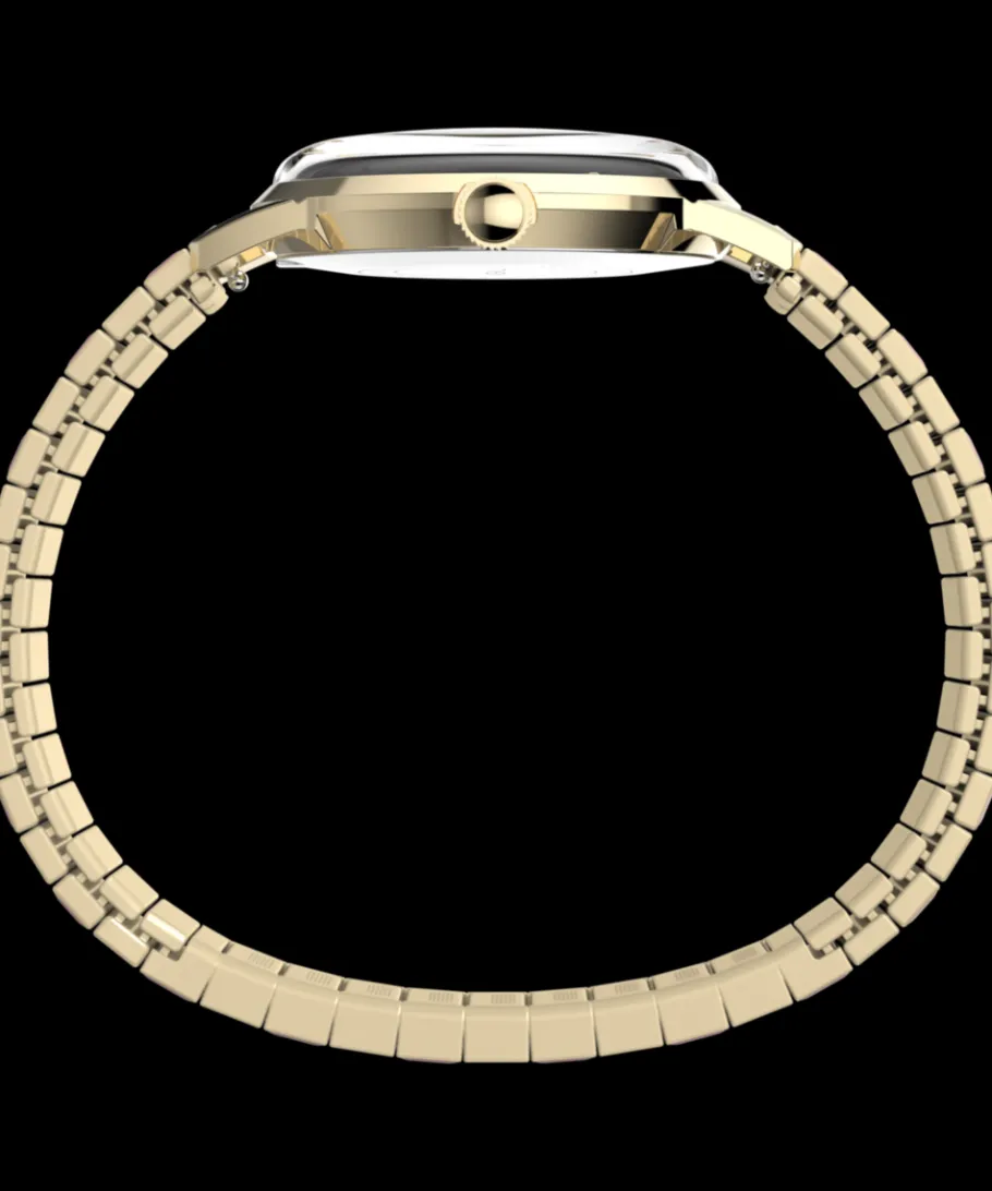 Women Timex Gold-tone|Bracelet*Marlin® Hand-Wound 34mm Stainless Steel Expansion Band Watch