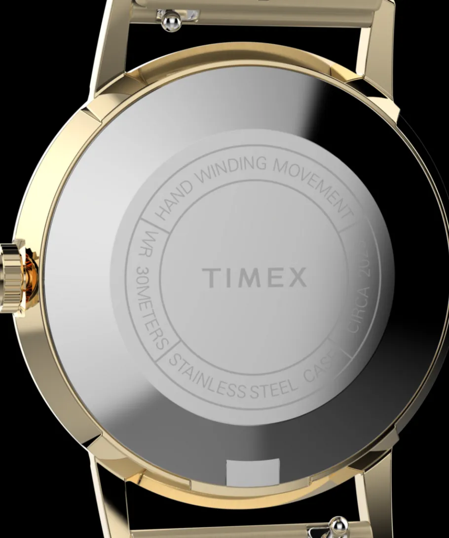 Women Timex Gold-tone|Bracelet*Marlin® Hand-Wound 34mm Stainless Steel Expansion Band Watch