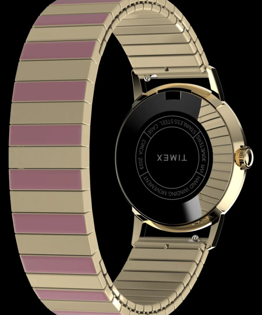 Women Timex Gold-tone|Bracelet*Marlin® Hand-Wound 34mm Stainless Steel Expansion Band Watch
