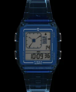 Women Timex Digital|Vintage*Q LCA 35mm Resin Strap Watch