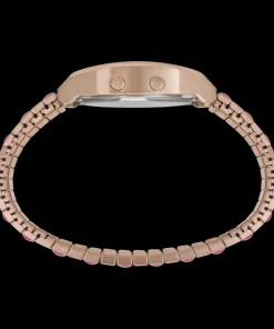 Women Timex Bracelet*Q 36mm Stainless Steel Expansion Band Watch