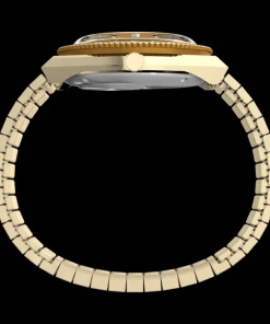 Women Timex Gold-tone|Bracelet*Q ® 36mm Stainless Steel Expansion Band Watch