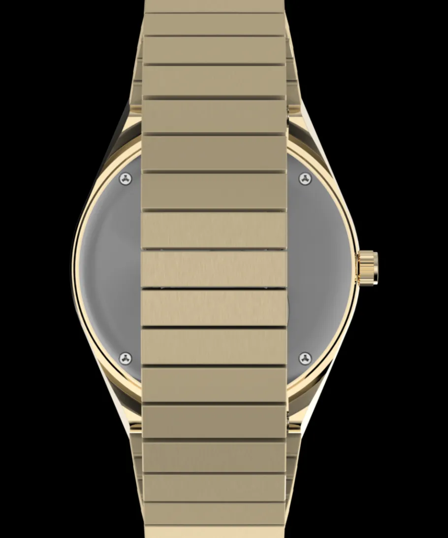 Women Timex Gold-tone|Bracelet*Q ® 36mm Stainless Steel Expansion Band Watch
