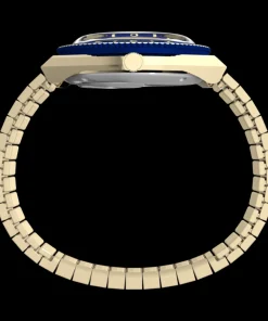 Women Timex Gold-tone|Bracelet*Q ® 36mm Stainless Steel Expansion Band Watch