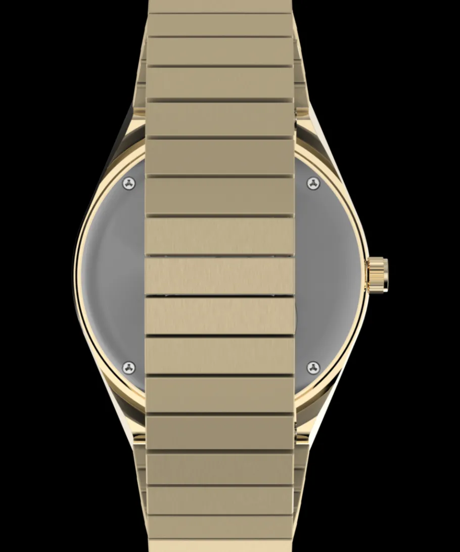 Women Timex Gold-tone|Bracelet*Q ® 36mm Stainless Steel Expansion Band Watch