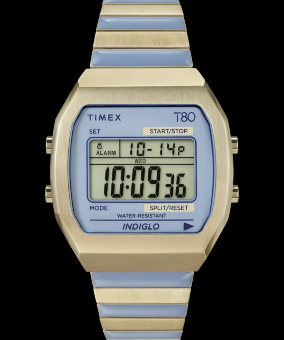 Women Timex Digital*80 36mm Stainless Steel Expansion Band Watch