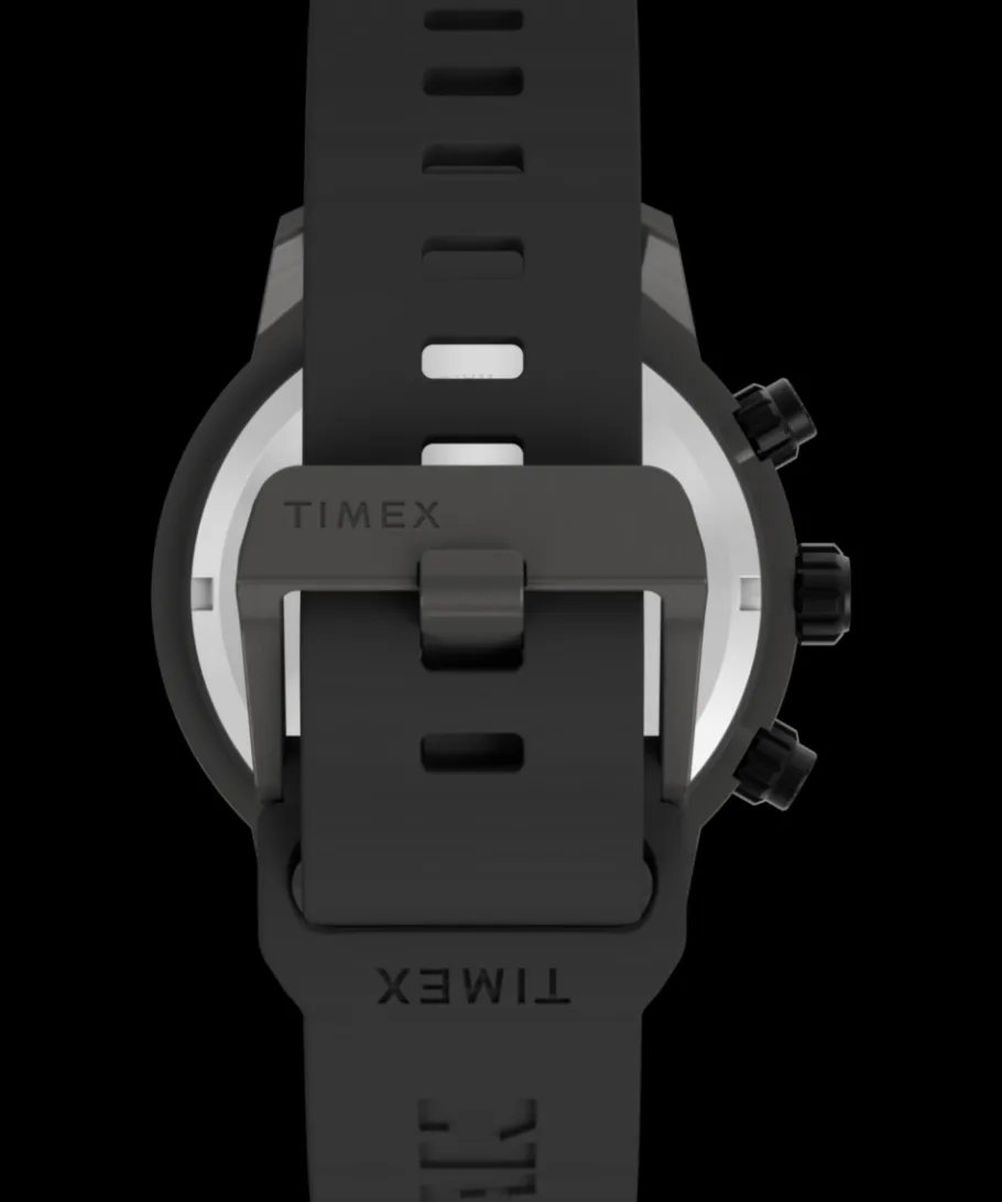 Timex Chronograph|Black Watches*® IRONMAN® Challenger Chronograph 44mm Silicone Strap Watch