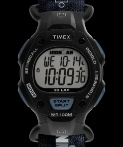 Timex Digital|Chronograph*® IRONMAN® Classic 30-Lap 38mm Recycled Fabric Strap Watch