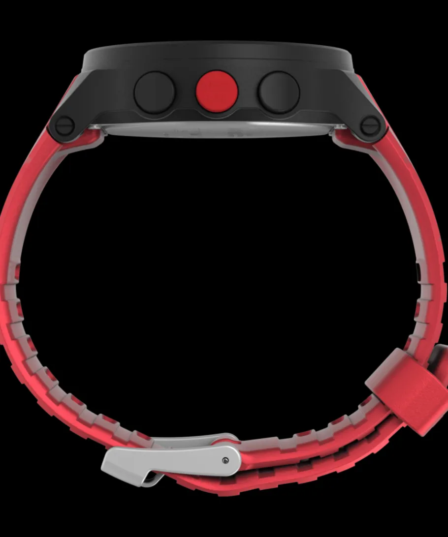 Women Timex Digital|Digital*® IRONMAN® T200 42mm Silicone Strap Watch