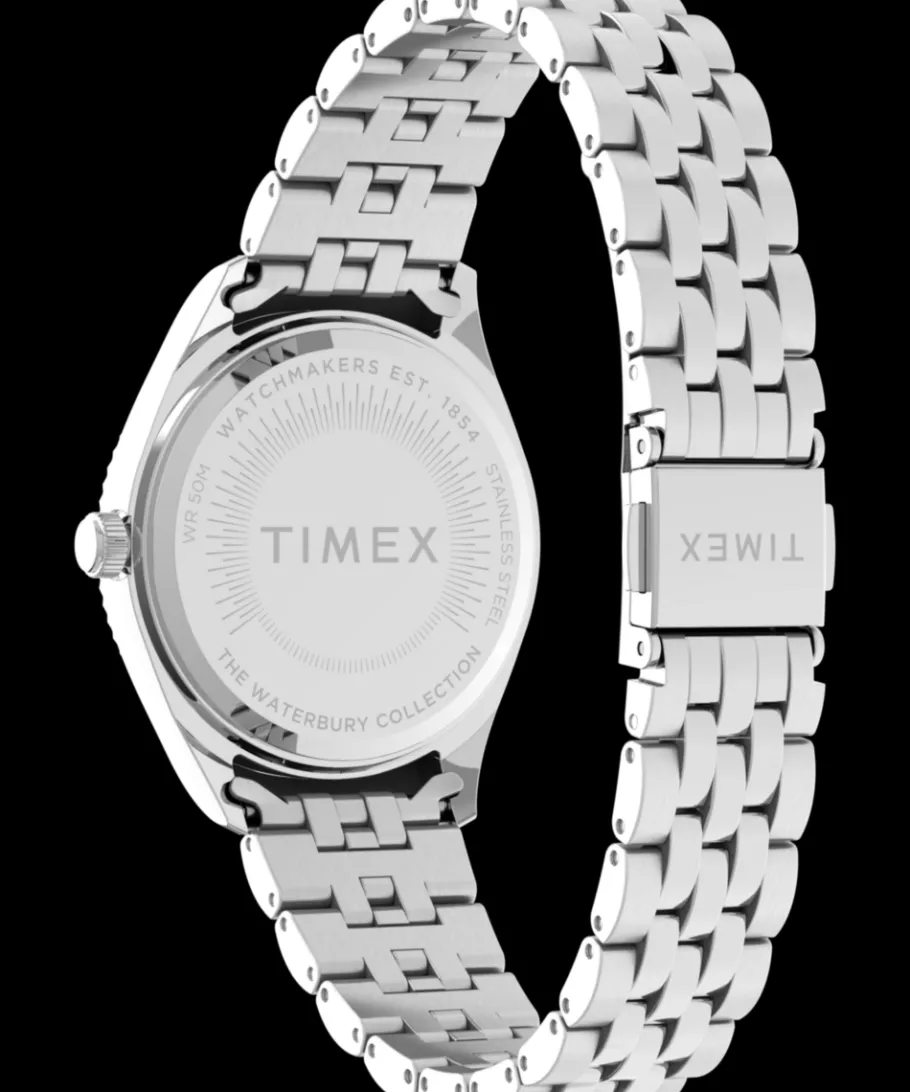 Women Timex Silver-tone|Bracelet*Legacy Boyfriend 36mm Stainless Steel Bracelet Watch