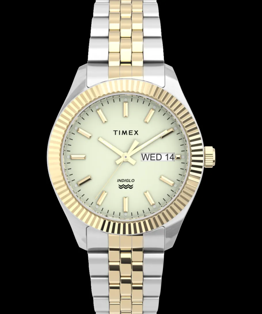 Women Timex Silver-tone|Bracelet*Legacy Boyfriend 36mm Stainless Steel Bracelet Watch