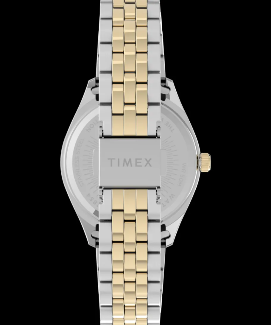 Women Timex Silver-tone|Bracelet*Legacy Boyfriend 36mm Stainless Steel Bracelet Watch