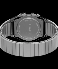 Women Timex Digital|Digital*T80 34mm Stainless Steel Expansion Band Watch
