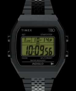 Women Timex Digital|Bracelet*T80 Steel 36mm Stainless Steel Bracelet Watch