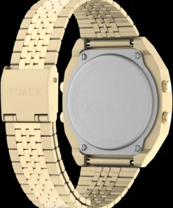 Women Timex Gold-tone|Digital*T80 Steel 36mm Stainless Steel Bracelet Watch