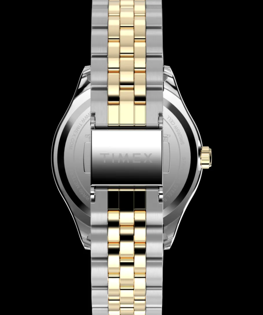 Women Timex Silver-tone|Bracelet*x Peanuts® Legacy In Bloom 34mm Stainless Steel Bracelet W