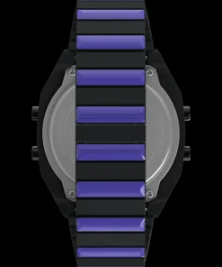 Women Timex Bracelet*x Wednesday T80 36mm Stainless Steel Black and Purple Expansion