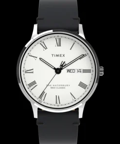 Timex Leather*Waterbury Classic 40mm Leather Strap Watch