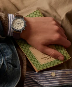 Timex Leather|Chronograph*Waterbury Metropolitan Chronograph 41mm Leather Strap Watch