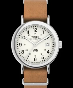 Timex Leather*Weekender 37mm Leather Strap Watch